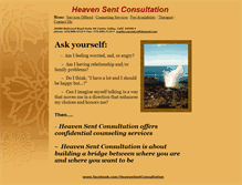 Tablet Screenshot of heavensentconsult.com